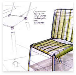 chair design sketch